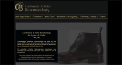 Desktop Screenshot of cordonnerie-beaumarchais.com